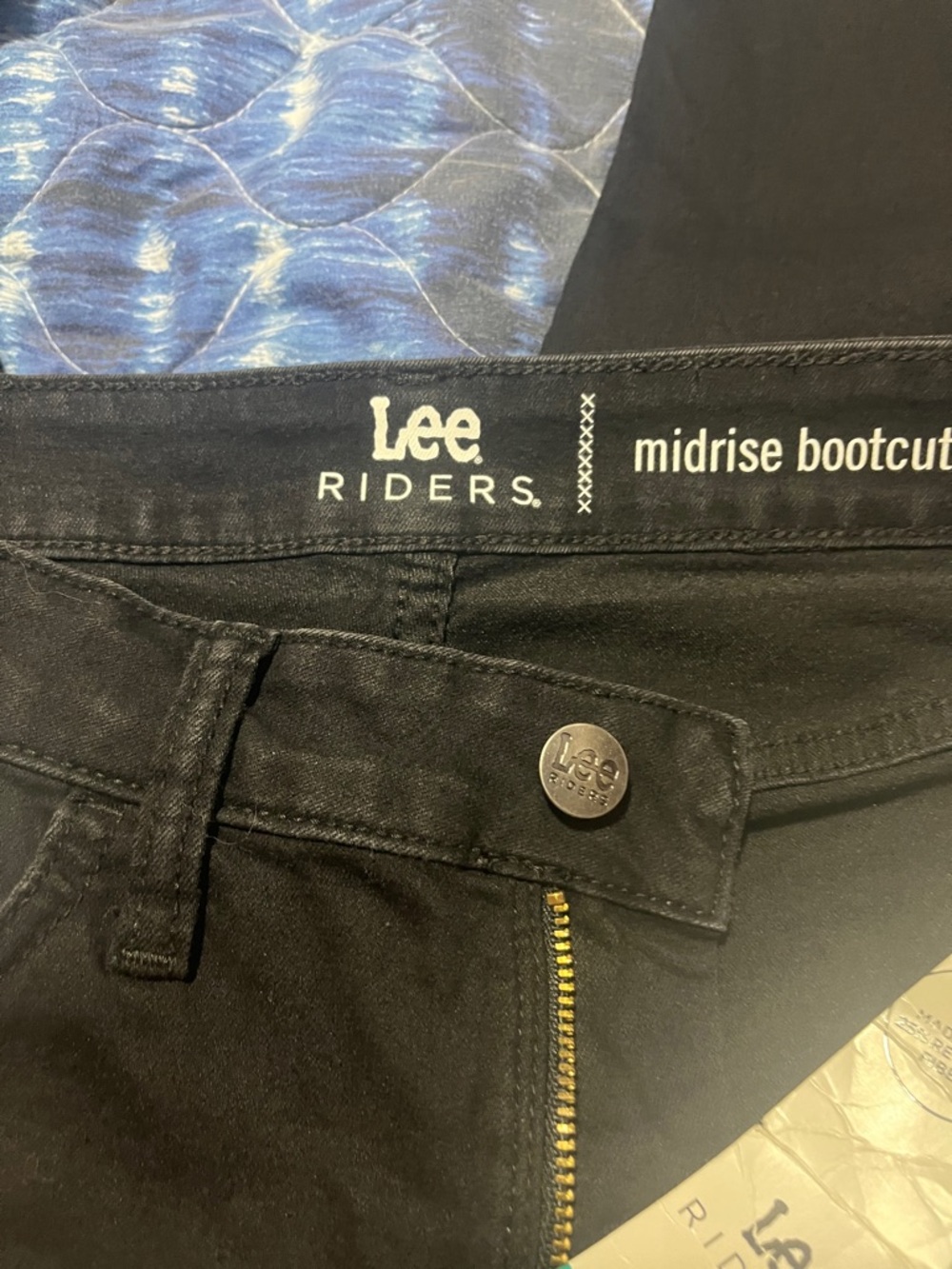 Lee Riders Midrise Bootcut Jeans - Black